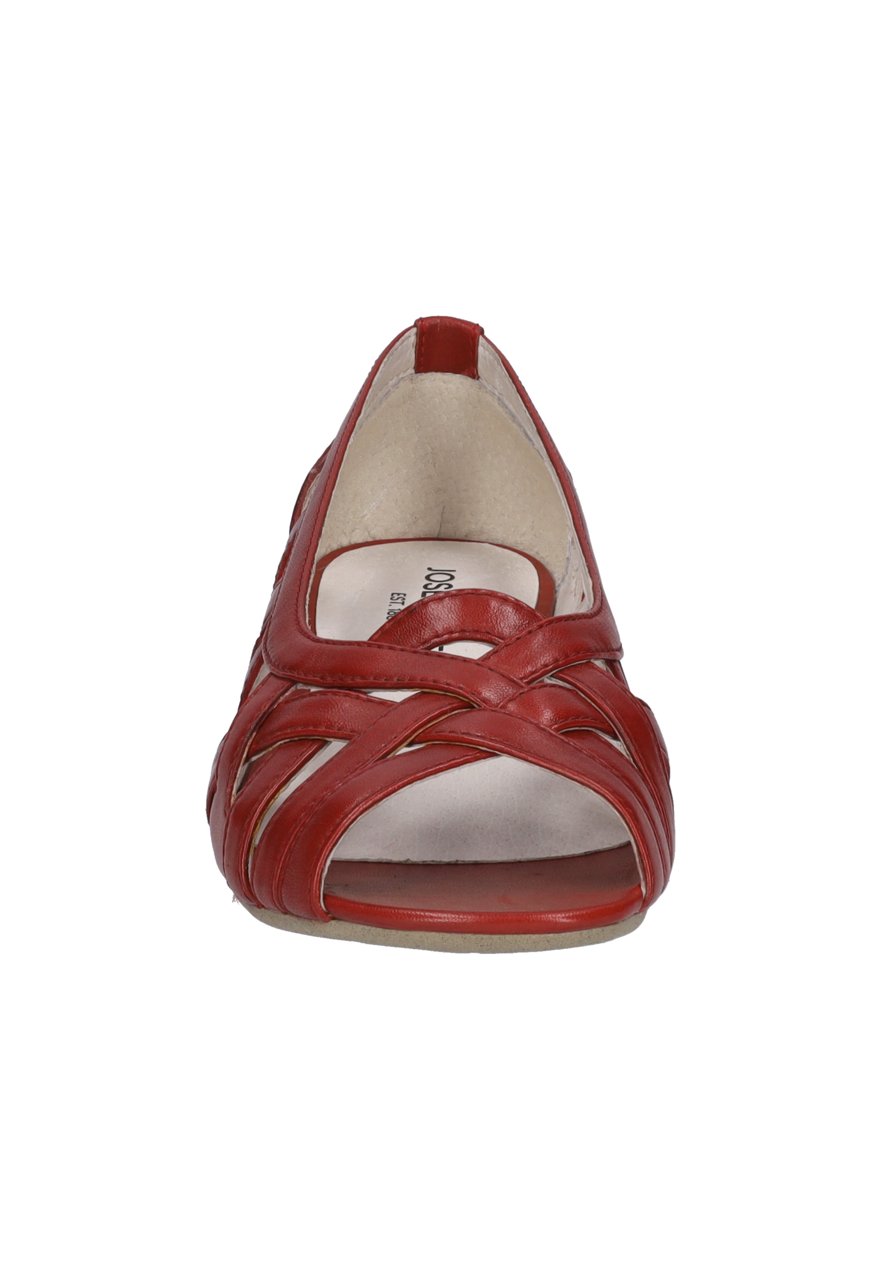 Peeptoe ballerina rot Clearance